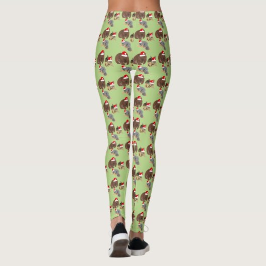 Leggings Animaux de Noël (Dos)