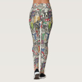 Leggings animaux de noël (Dos)