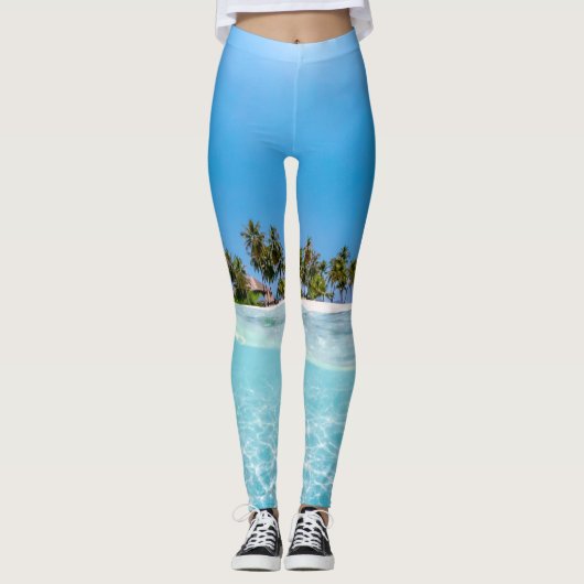 Leggings Animaux marins cool (Devant)