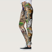 Leggings Animaux sauvages de la Savane africaine (Gauche)