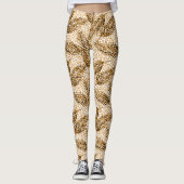 Leggings Animaux sauvages et palmiers (Devant)