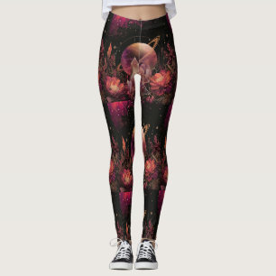 Leggings Anneau de planète à cristal cosmique Fantastique (