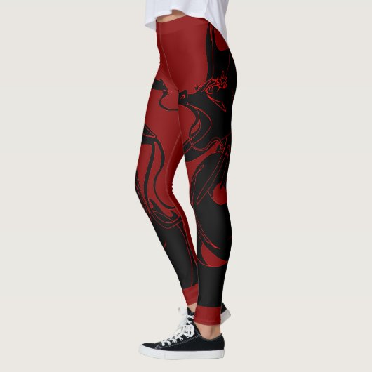 Leggings Anopurodon Double Dragon Noir (Gauche)