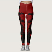 Leggings Anopurodon Double Dragon Noir (Devant)