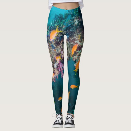 Leggings Anthias poisson-or (Devant)