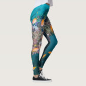 Leggings Anthias poisson-or (Droite)
