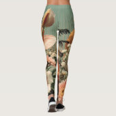 Leggings Anthurium et composition florale tropicale (Dos)