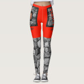 Leggings Anti-Trump - Remplissez le blanc, (Devant)