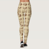 Leggings Antique Coquillages vintages (Dos)