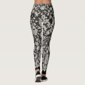 LEGGINGS ANTIQUE LACE MOTIF NOIR (Dos)