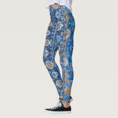 Leggings Antique Oriental Bleu Turc Tapis Perse (Gauche)