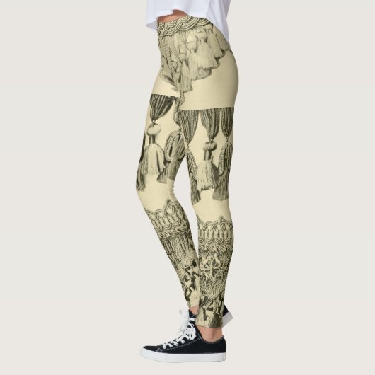 Leggings Antique tassel et lace tribal (Gauche)