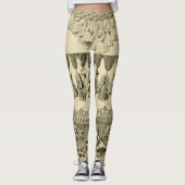 Leggings Antique tassel et lace tribal (Devant)