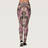 Leggings Antiquité rose victorienne (Dos)