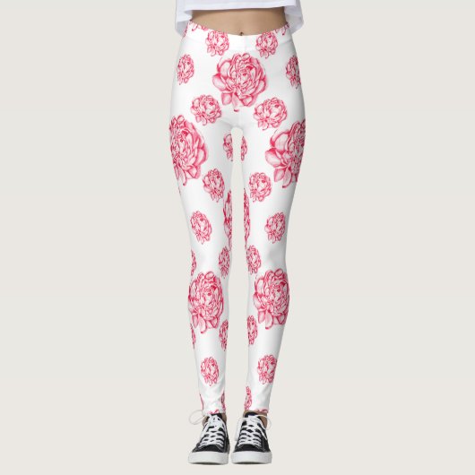 Leggings Antlers À Floral (Devant)