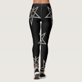 Leggings Anton LaVey Sigil {Gold} (Dos)
