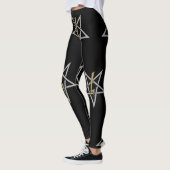 Leggings Anton LaVey Sigil {Gold} (Gauche)