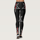 Leggings Anton LaVey Sigil {Red} (Dos)