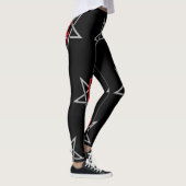 Leggings Anton LaVey Sigil {Red} (Droite)