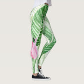 Leggings Anturio Rosa Planta Tropical (Droite)