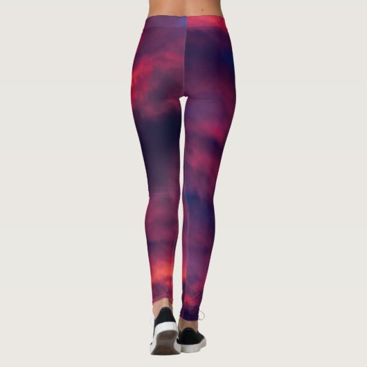 Leggings août rouge (Dos)