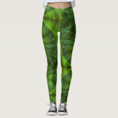 Leggings Apophyse Fractal green I (Devant)