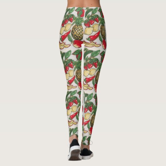 Leggings Application de fruits et légumes (Dos)