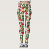 Leggings Application de fruits et légumes (Devant)