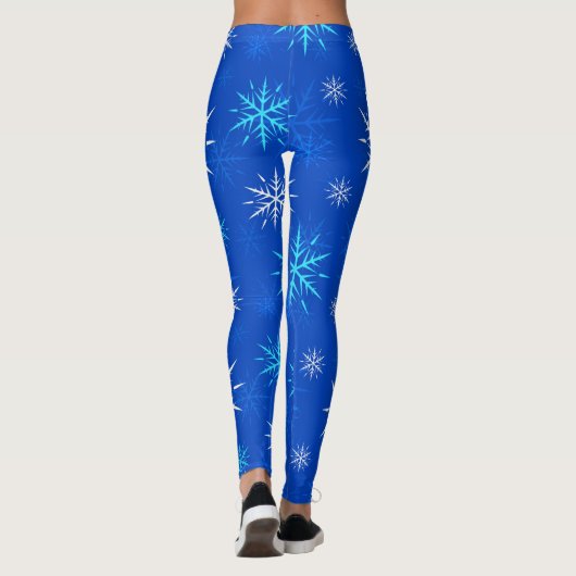 Leggings Après-ski, guêtres de conception de flocon de (Dos)