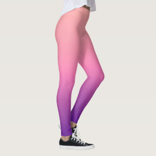 Leggings Apricot aux pattes violettes
