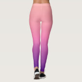 Leggings Apricot aux pattes violettes (Dos)