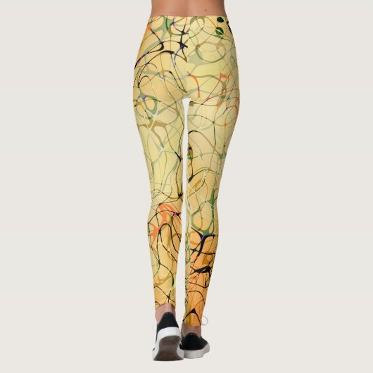 Leggings Apricot Swirl (Dos)