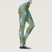 Leggings Aqua Background de Victorian Golden (Droite)