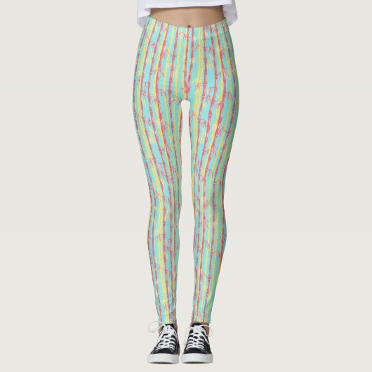 Leggings Aqua Bamboo (Devant)