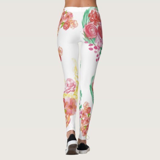 Leggings Aqua fleur (Dos)