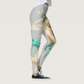 Leggings Aqua Grey Cherub Angel (Droite)