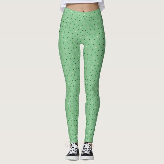 Leggings Aqua Pois 2 (Devant)