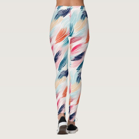Leggings Aquarelle Abstraite (Dos)