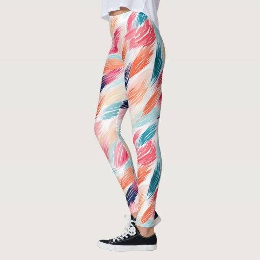 Leggings Aquarelle Abstraite (Gauche)