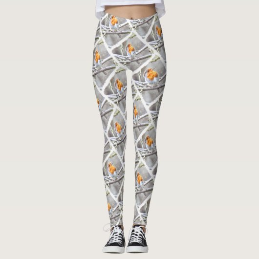 Leggings Aquarelle Angélique Robin (Devant)