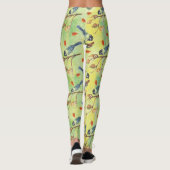 Leggings Aquarelle, Aquarelle Oiseaux (Dos)