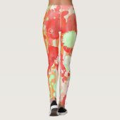 Leggings Aquarelle artistique motif abstrait (Dos)