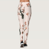 Leggings Aquarelle asiatique Floral Cherry Tree Motif (Dos)