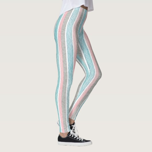 Leggings Aquarelle Bandes colorées (Droite)