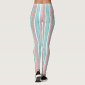 Leggings Aquarelle Bandes colorées (Dos)