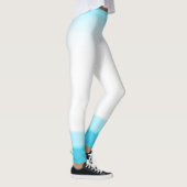 Leggings Aquarelle Bleu & Blanc Look Chic Lounge Salle De S (Droite)