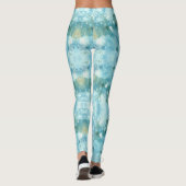 Leggings Aquarelle bleu galaxie (Dos)