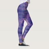 Leggings Aquarelle bleu violet rose (Droite)