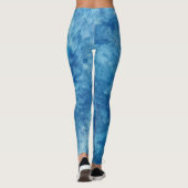 Leggings Aquarelle bleue (Dos)