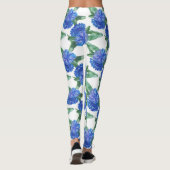 Leggings aquarelle bleuets (Dos)